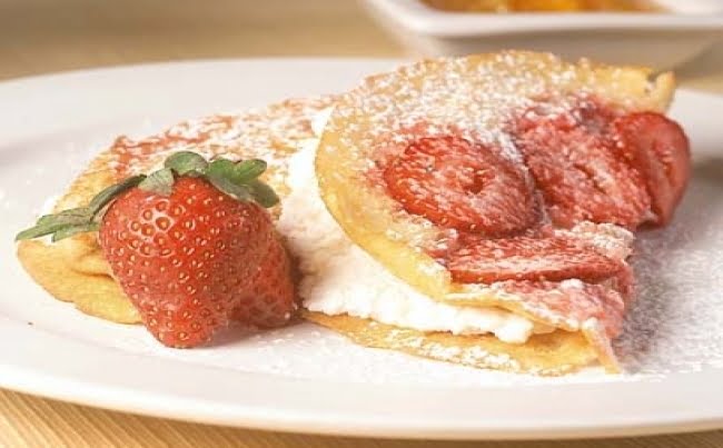 panqueque fresas