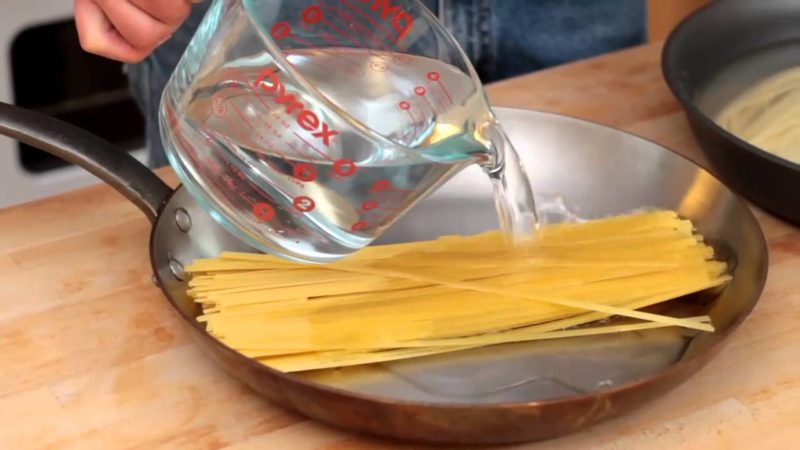 Ahorra hasta un 80% de agua y tiempo cuando cocinas pasta