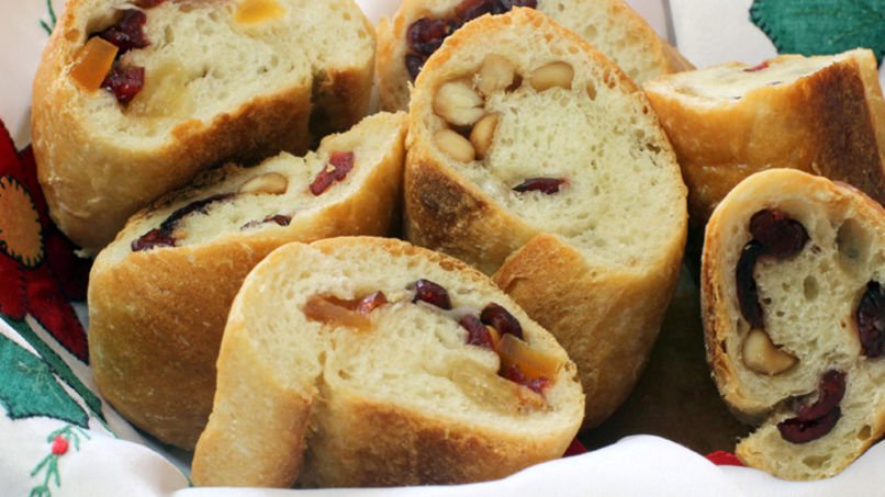 pan con fruta