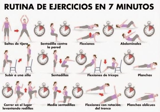 rutina ejercicios varios